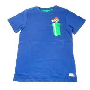 Super Mario Boys T-shirt with Front Pocket